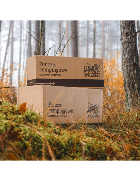 Ponczo offlander cienkie z ogrzewaczem