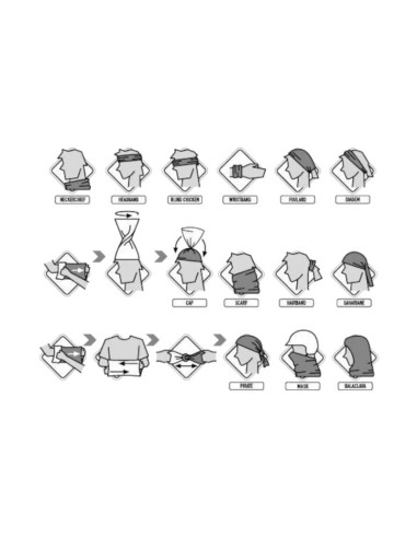 Komin buff merino midweight tube scarf