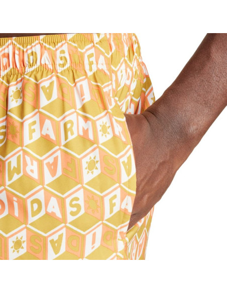 Szorty kąpielowe adidas farm rio 3-stripes clx m