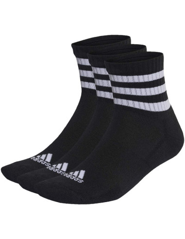Skarpety adidas 3-stripes cushioned sportswear mid-cut socks 3 pairs