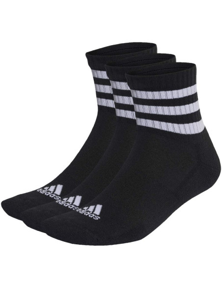 Skarpety adidas 3-stripes cushioned sportswear mid-cut socks 3 pairs