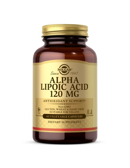 Alpha Lipoic Acid 120 Mg - Kwas Alfa Liponowy 120 Mg (60 Kaps.)