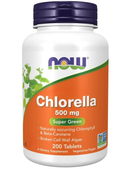 Now Foods Eko Chlorella 500 Mg (200 Tabl.)