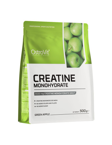 Ostrovit Monohydrat Kreatyny - Smak Zielonego Jabłka (500 G)