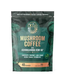 Wiseshrooms Mushroom Coffee With Ashwagandha Ksm-66 -... 2