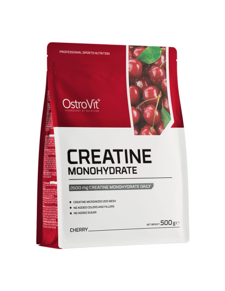 Ostrovit Monohydrat Kreatyny - Smak Wiśniowy (500 G)