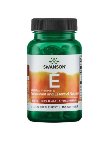 Swanson Vitamin E 400 Iu (100 Kaps.)