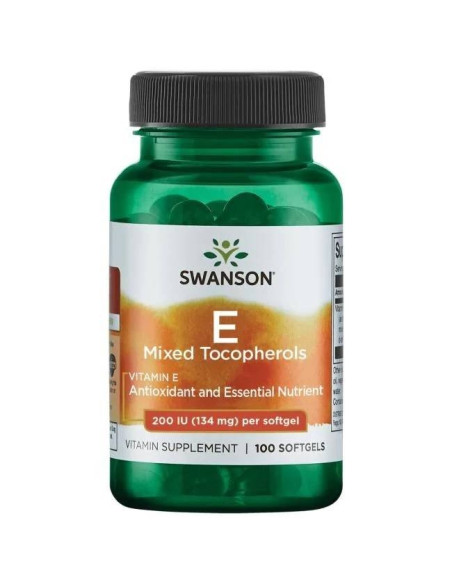 Swanson Witamina E Mieszanka 200 Iu (100 Kaps.)