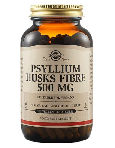 Solgar Psyllium Husks Fibre 500 Mg - Błonnik (200 Kaps.)