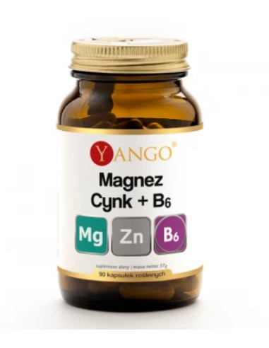Magnez + Cynk + Witamina B6 (90 kaps.)
