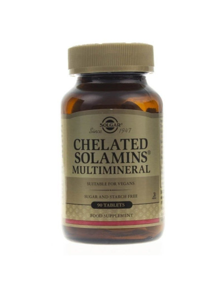 Chelated Solamins Multimineral - Sole Mineralne Chelaty (90 Tabl.)