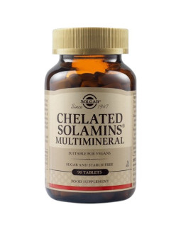 Chelated Solamins Multimineral - Sole Mineralne Chelaty (90 Tabl.) 2