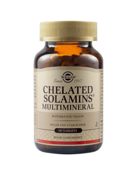 Chelated Solamins Multimineral - Sole Mineralne Chelaty (90 Tabl.)