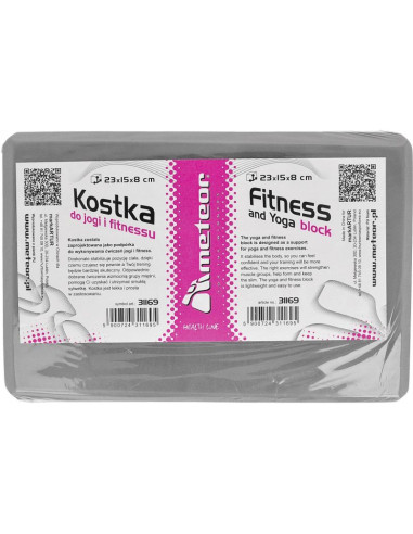 Kostka do jogi i fitnessu meteor