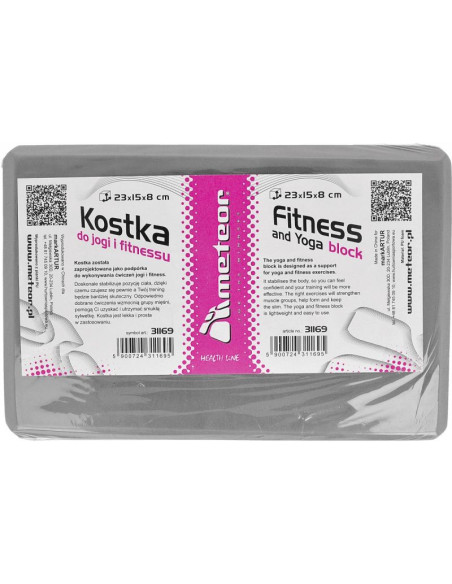 Kostka do jogi i fitnessu meteor