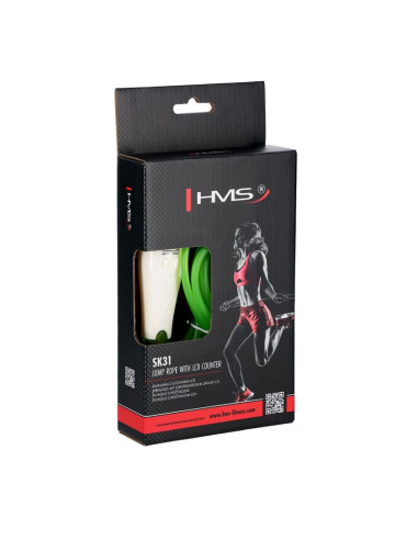 Skakanka z licznikiem lcd hms sk31