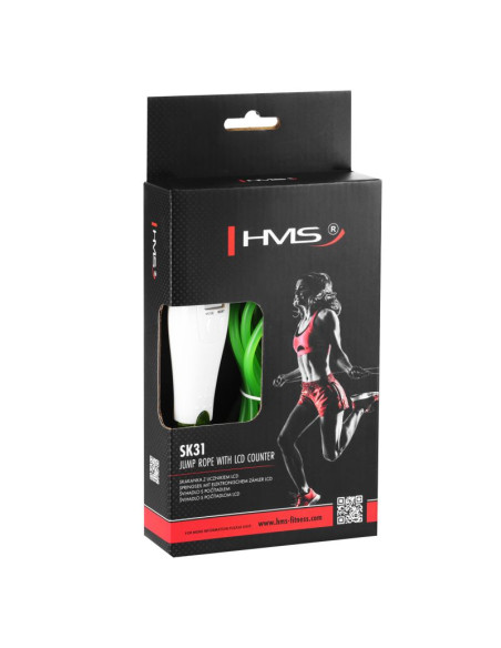 Skakanka z licznikiem lcd hms sk31