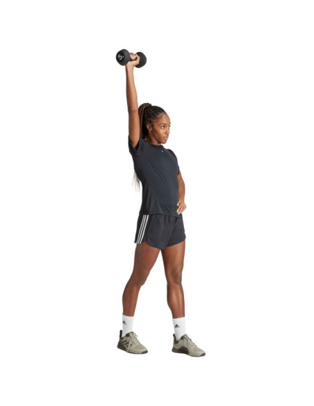 Spodenki adidas pacer training 3-stripes woven high-rise w