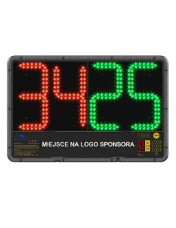 Elektroniczna tablica zmiany zawodników- dwustronna