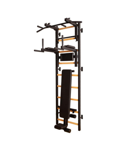 Drabinka gimnastyczna drążek poręcz i ławka benchk 733b