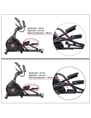 Orbitrek eliptyczny magnetyczny hms h1802