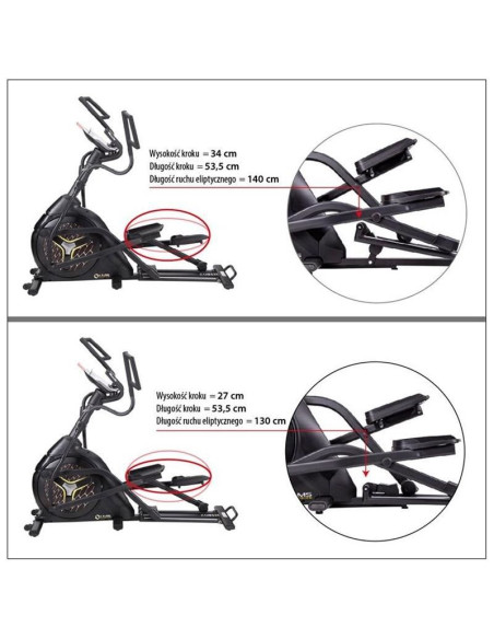 Orbitrek eliptyczny magnetyczny hms h1802