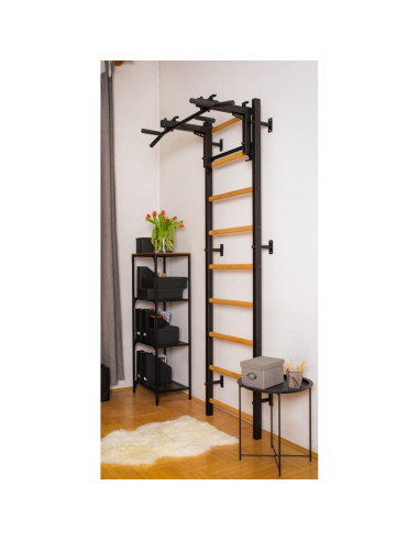 Drabinka gimnastyczna regulowany drążek i poręcz benchk 732b