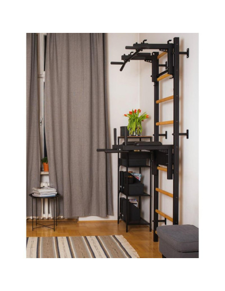 Drabinka gimnastyczna regulowany drążek i poręcz benchk 732b