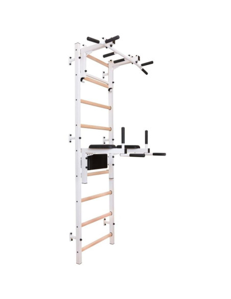 Drabinka gimnastyczna regulowany drążek i poręcz benchk 732w