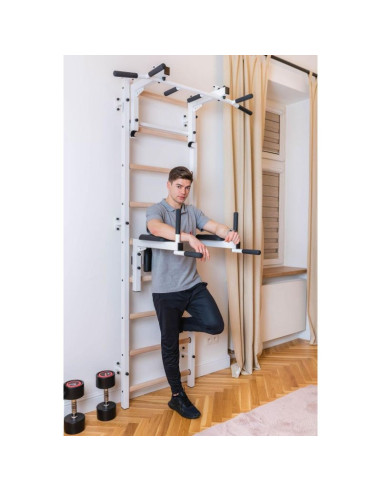 Drabinka gimnastyczna regulowany drążek i poręcz benchk 732w