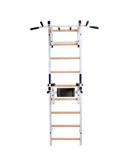 Drabinka gimnastyczna regulowany drążek i poręcz benchk 732w