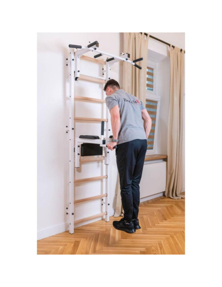 Drabinka gimnastyczna regulowany drążek i poręcz benchk 732w