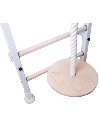 Drabinka gimnastyczna drążek poręcz akcesoria dziecięce biały mat benchk 413
