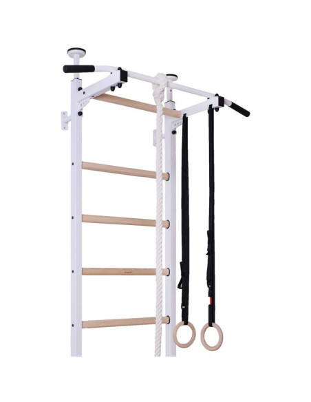 Drabinka gimnastyczna drążek poręcz akcesoria dziecięce biały mat benchk 413