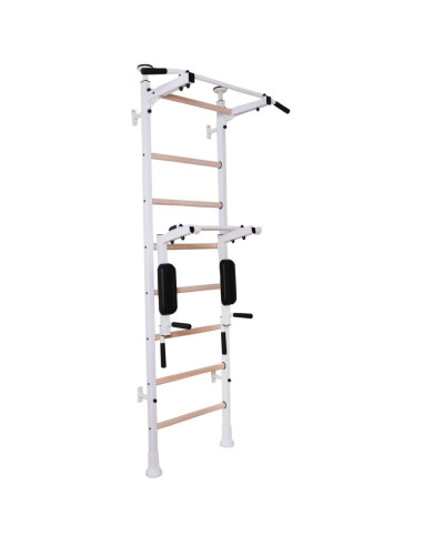 Drabinka gimnastyczna drążek poręcz akcesoria dziecięce biały mat benchk 413
