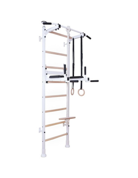 Drabinka gimnastyczna drążek poręcz akcesoria dziecięce biały mat benchk 413