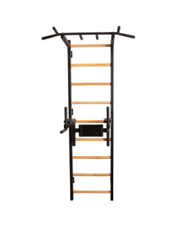 Drabinka gimnastyczna z drążkiem i poręczą do ćwiczeń benchk 722b 2