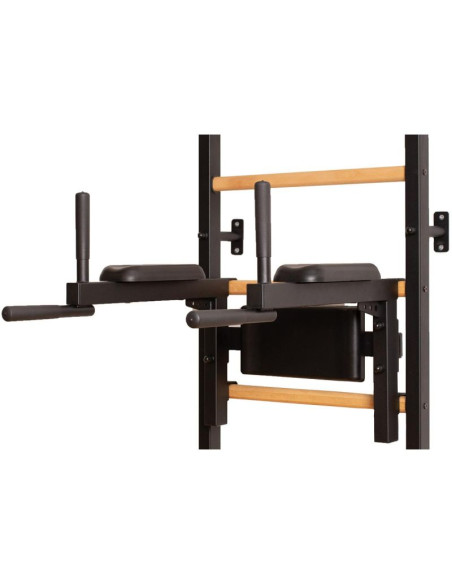 Drabinka gimnastyczna z drążkiem i poręczą do ćwiczeń benchk 722b