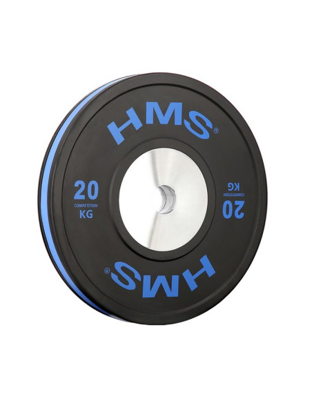 Btbr set zestaw talerzy olimpijskich bumper- 2x (10kg,15kg,20kg,25kg) hms btbr set