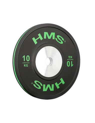 Btbr set zestaw talerzy olimpijskich bumper- 2x (10kg,15kg,20kg,25kg) hms btbr set