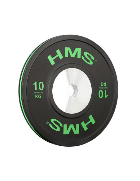 Btbr set zestaw talerzy olimpijskich bumper- 2x (10kg,15kg,20kg,25kg) hms btbr set