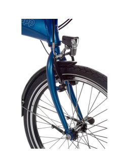 Rower elektryczny składany snapp city-e niebieski