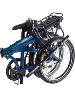 Rower elektryczny składany snapp city-e niebieski 2