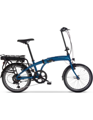 Rower elektryczny składany snapp city-e niebieski