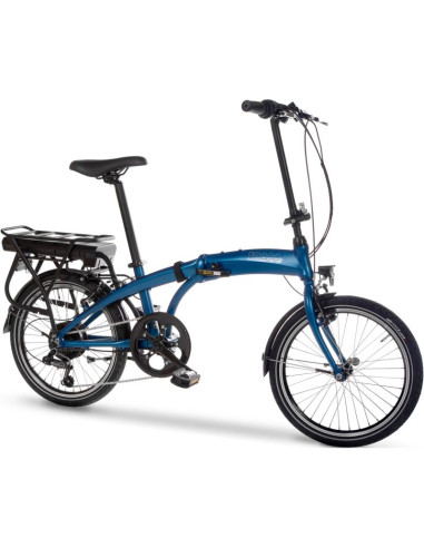 Rower elektryczny składany snapp city-e niebieski