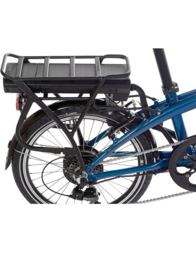 Rower elektryczny składany snapp city-e niebieski