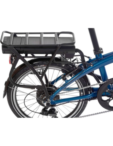 Rower elektryczny składany snapp city-e niebieski