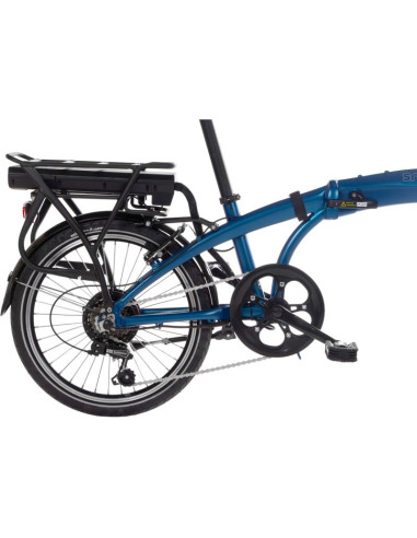 Rower elektryczny składany snapp city-e niebieski