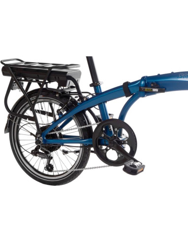 Rower elektryczny składany snapp city-e niebieski