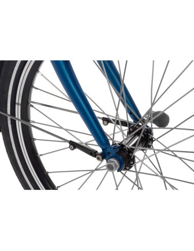 Rower elektryczny składany snapp city-e niebieski